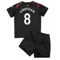 Manchester City Ilkay Gundogan #8 Fußballbekleidung Auswärtstrikot Kinder 2022-23 Kurzarm (+ kurze hosen)